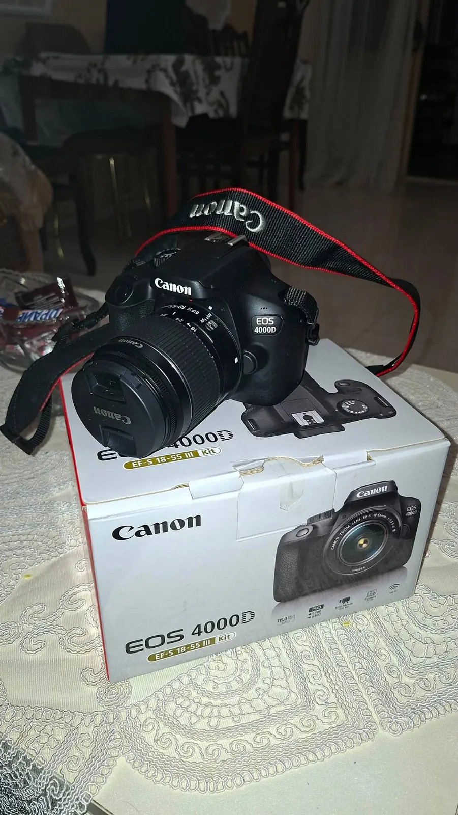Фотоаппарат Canon EOS 4000D с картой памяти 3