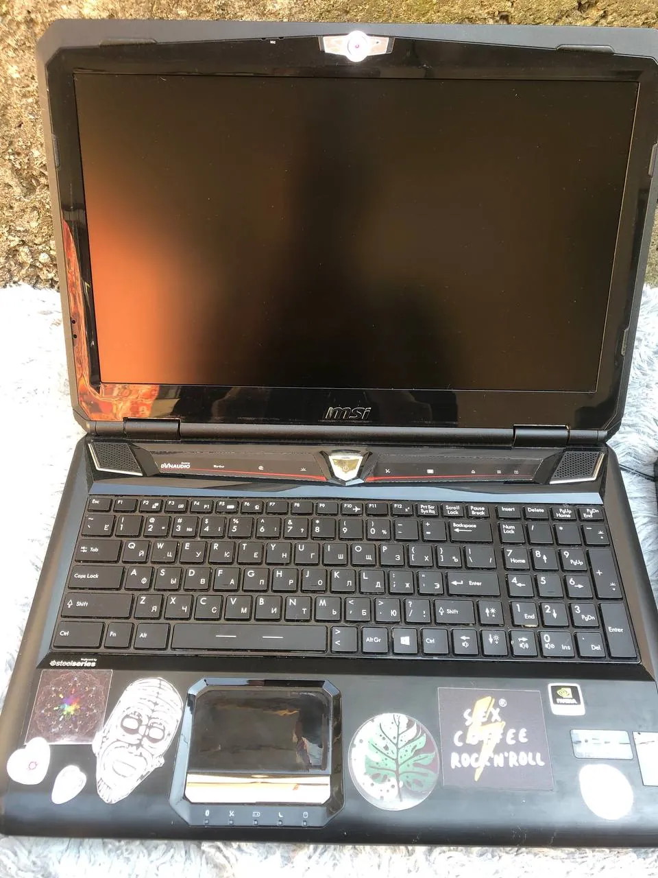 Ноутбук MSI с неоригинальным блоком питания 2