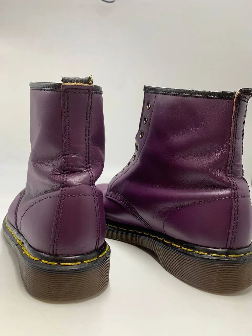 Винтажные ботинки Dr. Martens 1460 фиолетовые 5