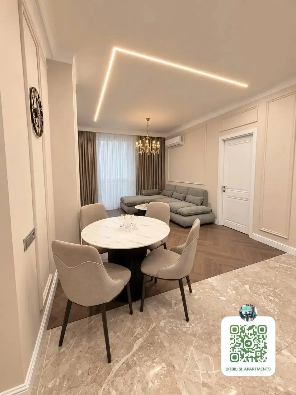 Квартира 110 м² с 3 комнатами в Крцаниси 3