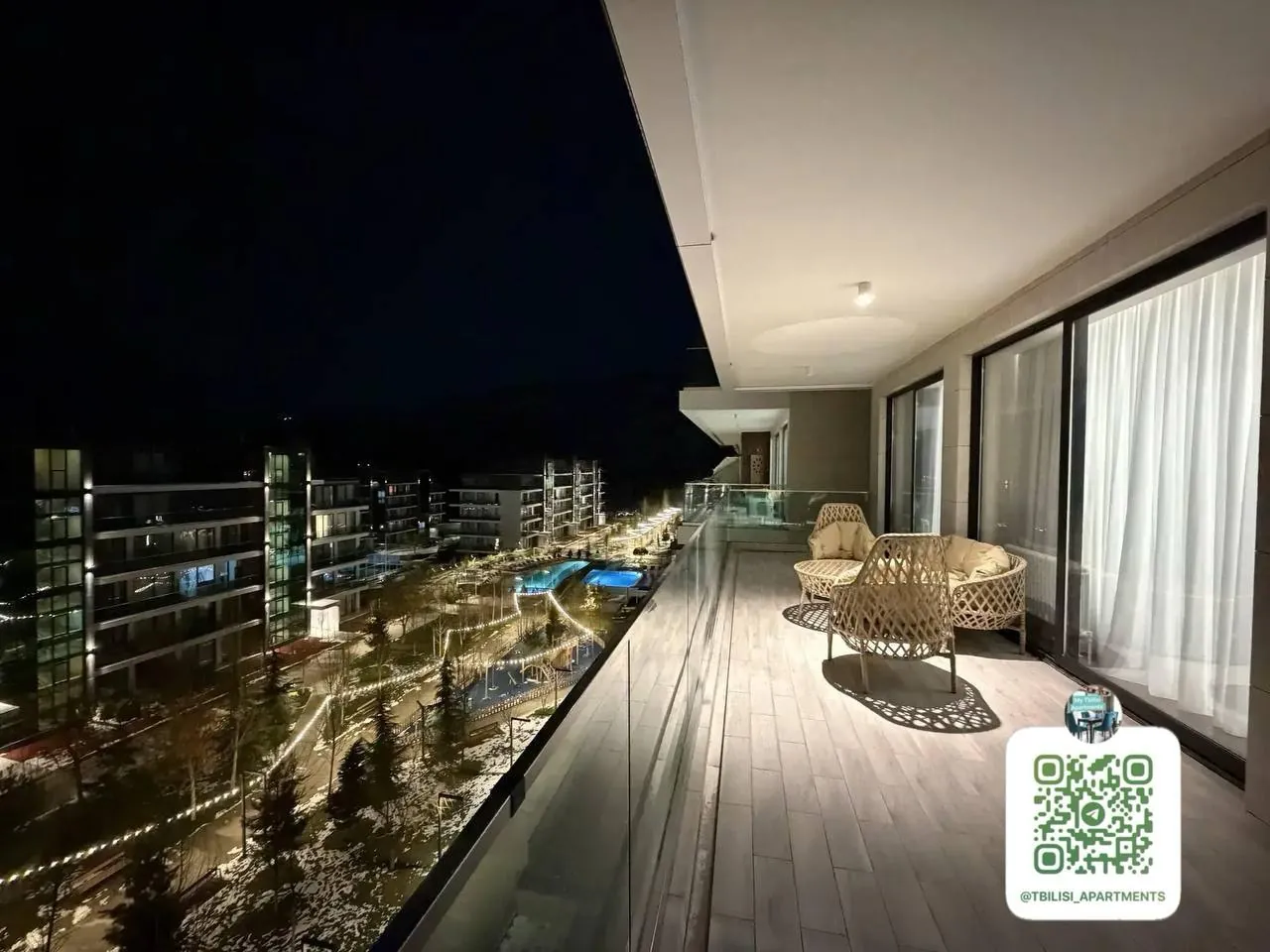 Квартира 110 м² с 3 комнатами в Крцаниси 8