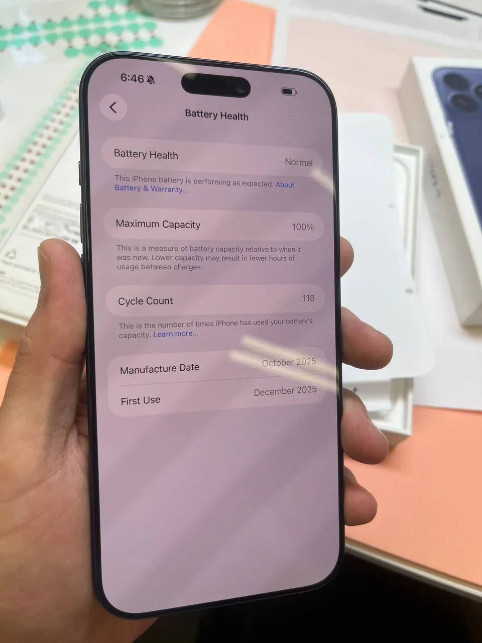 IPhone 17 Pro Max Deep Blue 256GB 4