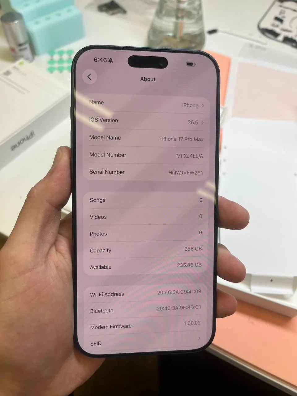 IPhone 17 Pro Max Deep Blue 256GB 3