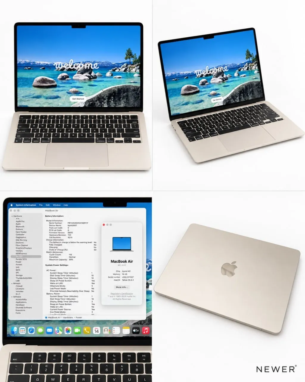 MacBook Air M2 16GB 256GB, отличное состояние 1