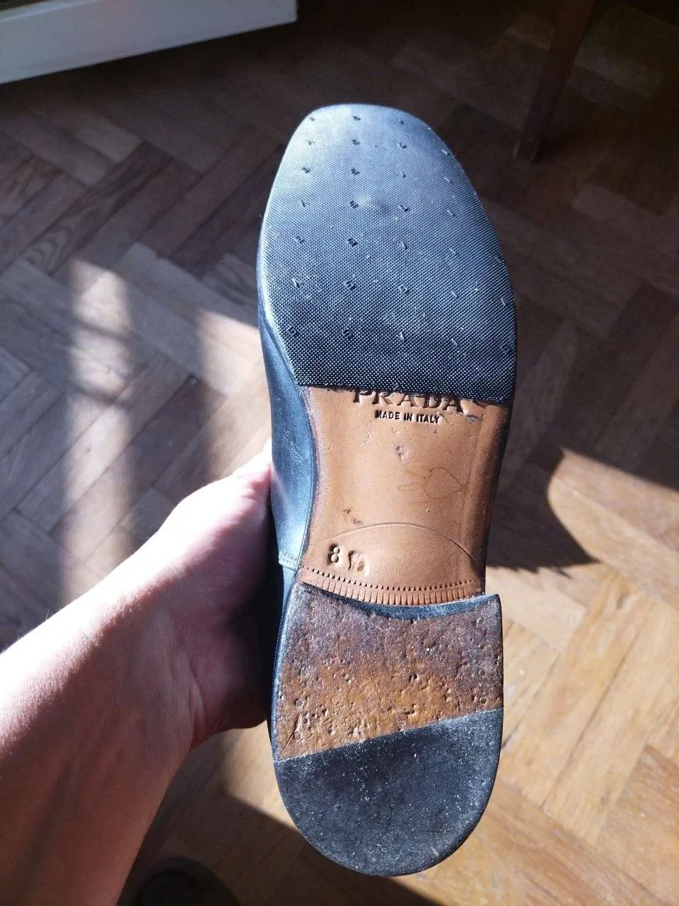 Мужские туфли Santoni и Prada 6