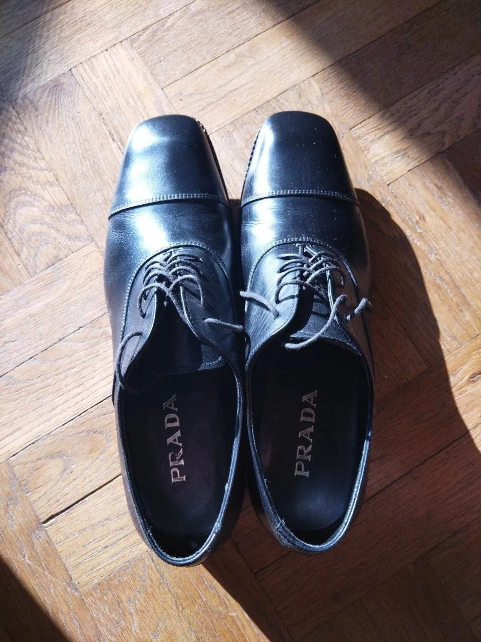 Мужские туфли Santoni и Prada 8