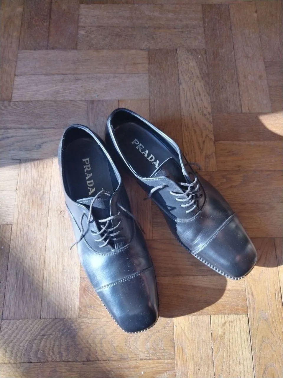 Мужские туфли Santoni и Prada 7