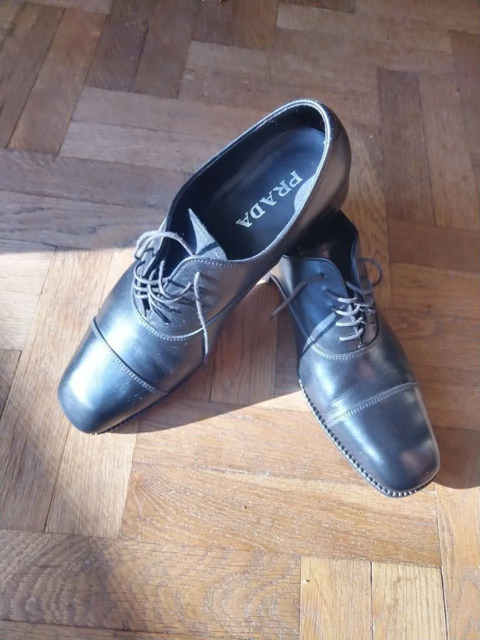 Мужские туфли Santoni и Prada 5