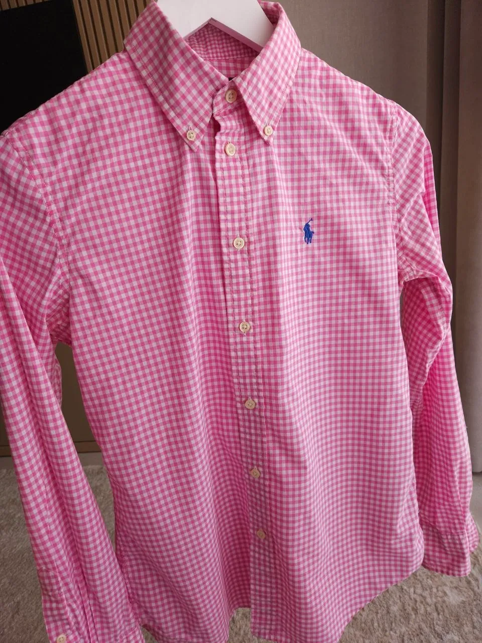 Женская рубашка Ralph Lauren в клетку 1