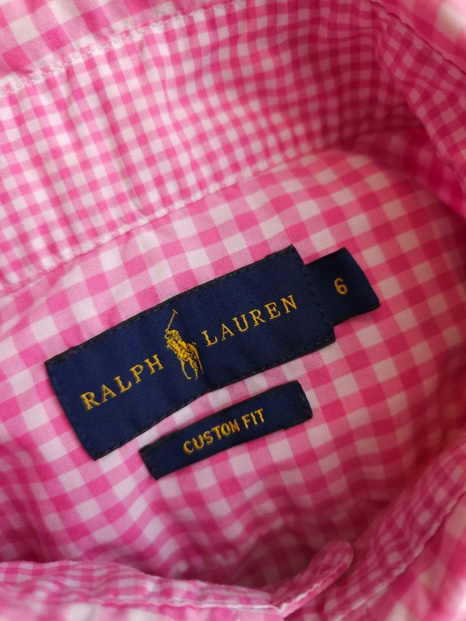 Женская рубашка Ralph Lauren в клетку 4