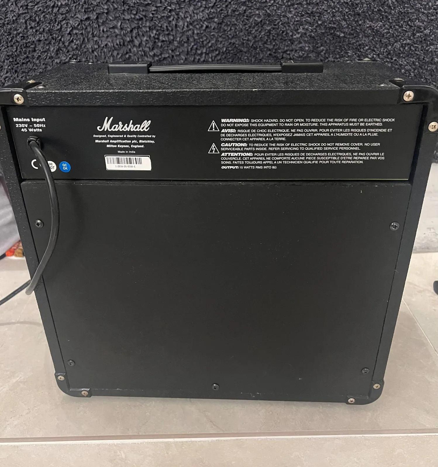 Усилитель для электрогитары Marshall MG15CD 4