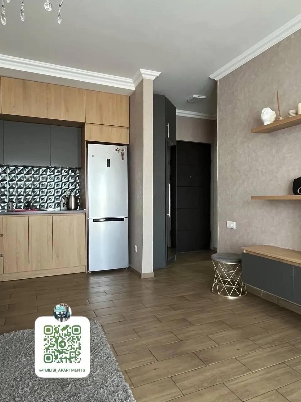 Квартира 60 м² с 2 комнатами в Дидубе 2