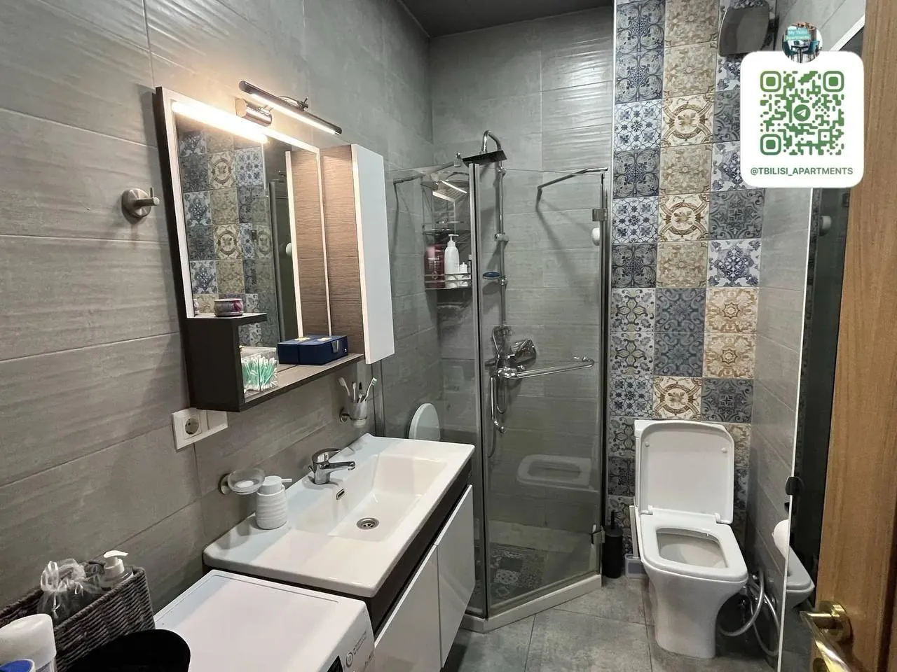 Квартира 60 м² с 2 комнатами в Дидубе 7