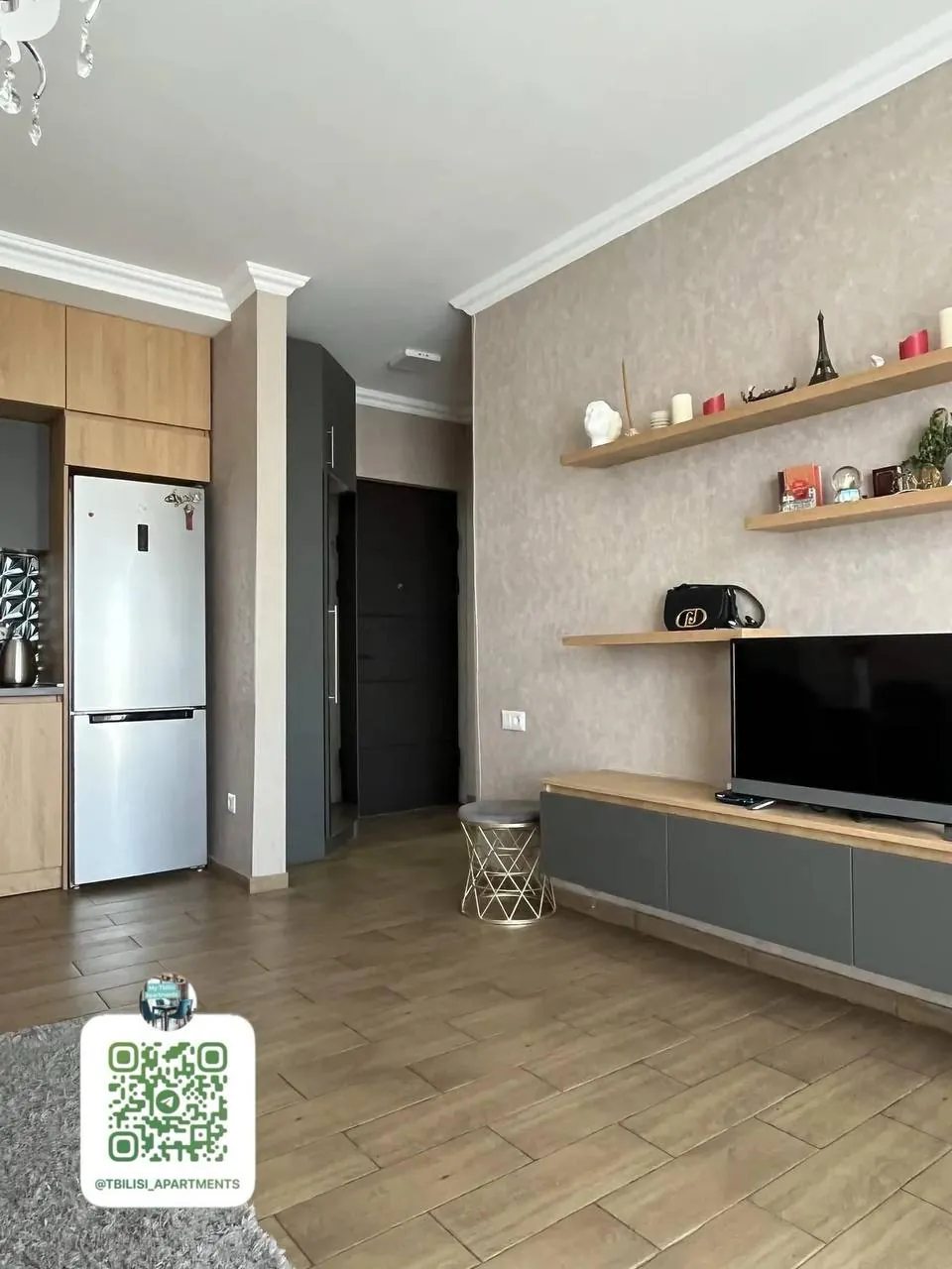 Квартира 60 м² с 2 комнатами в Дидубе 3