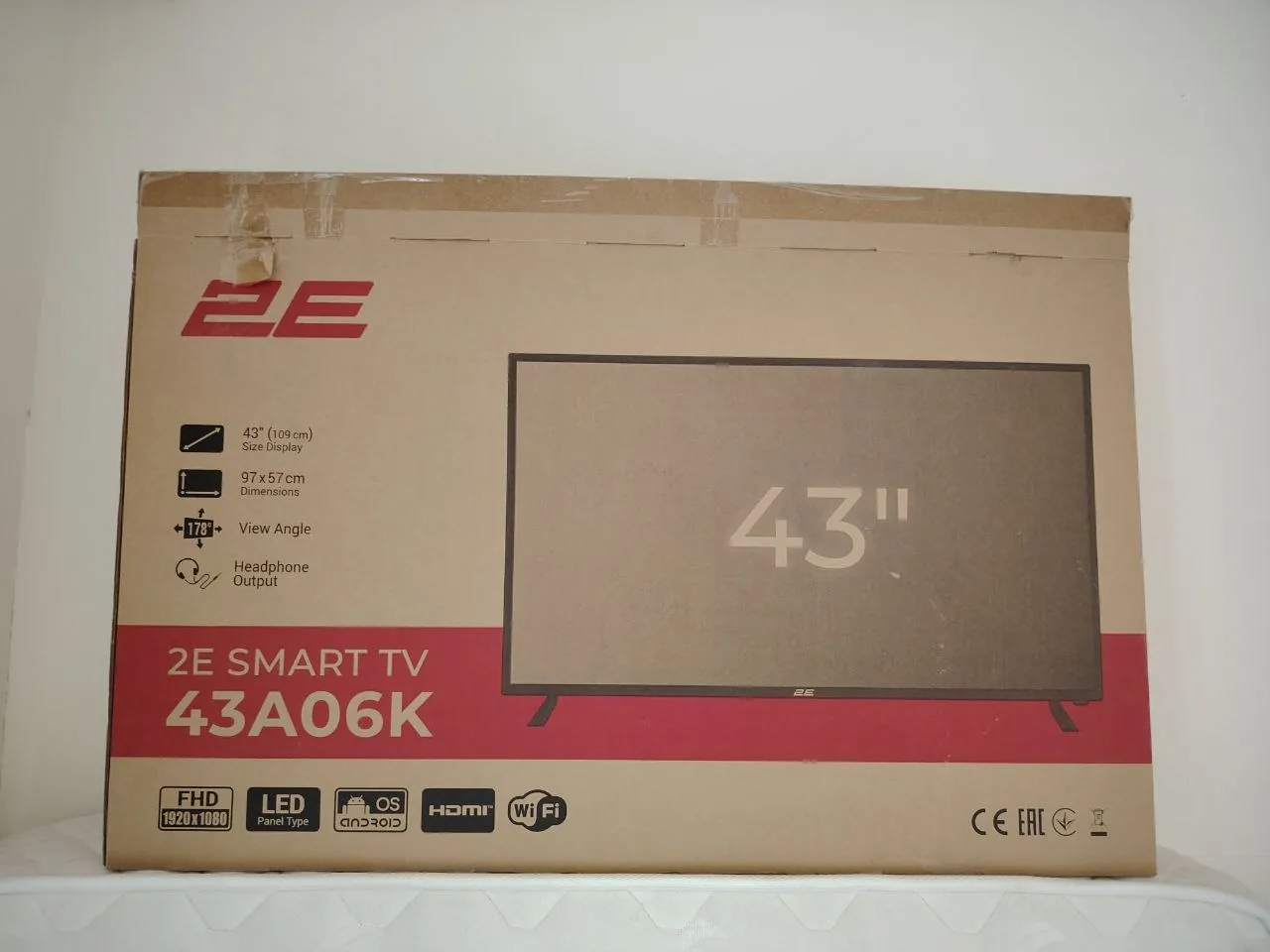 Телевизор 2E 43A06K 43 дюйма Smart TV 3