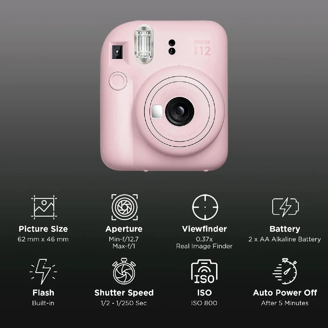 Фотоаппарат Fujifilm Instax Mini 12 новый 2