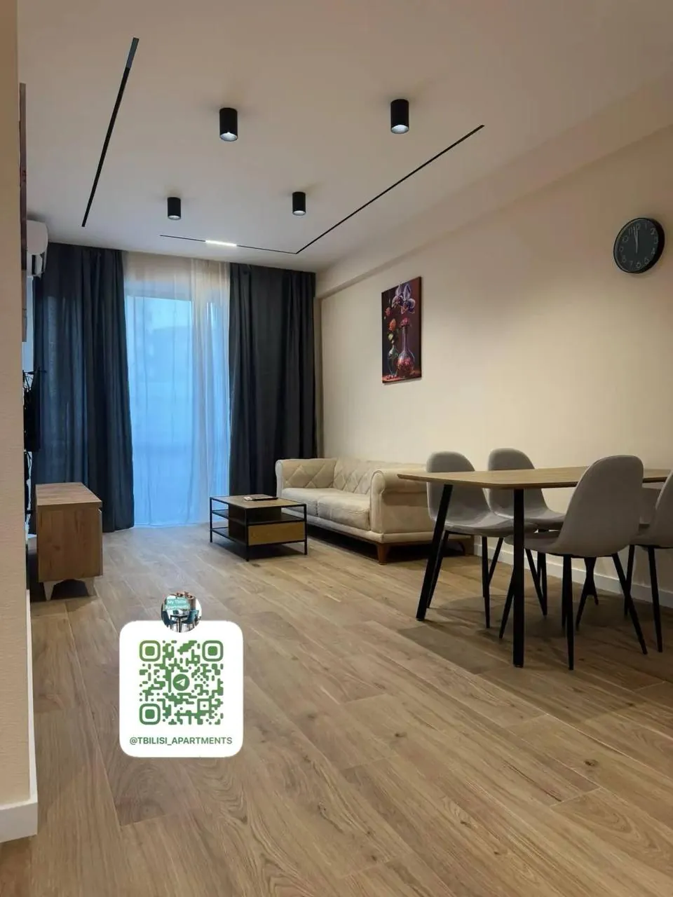 Квартира 57 м² с 2 комнатами в Ортачала 2
