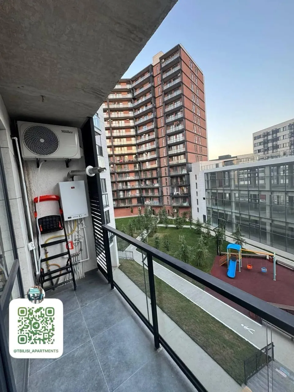 Квартира 57 м² с 2 комнатами в Ортачала 8