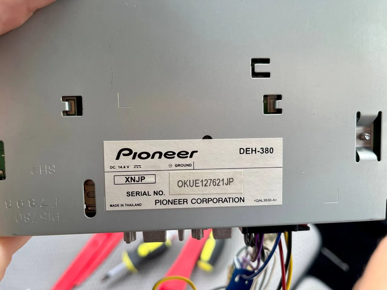 Автомагнитола Pioneer DEH-380 для японского рынка 4