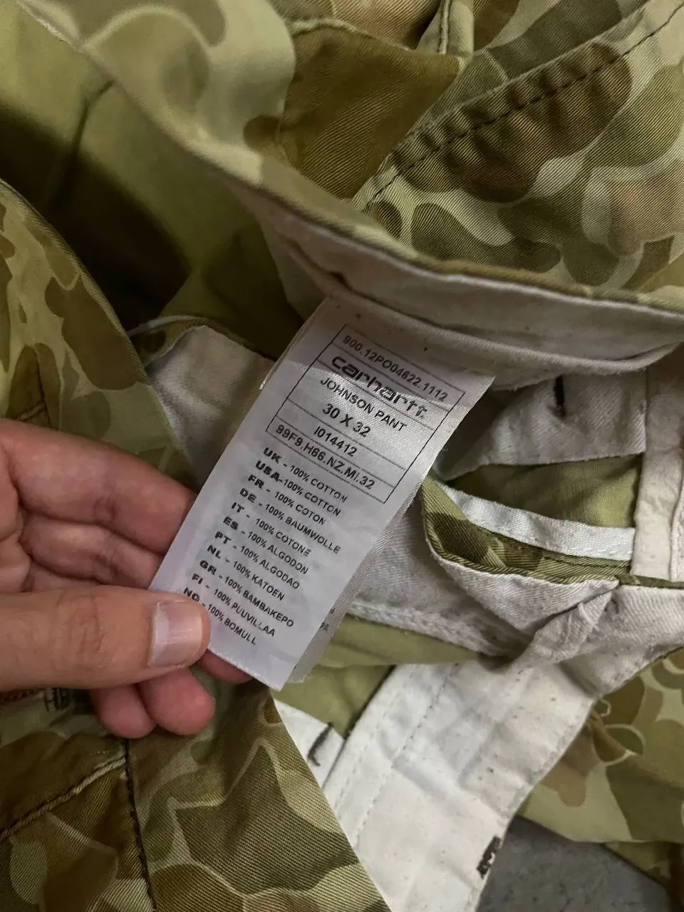 Брюки Carhartt Military Johnson размер 30/32 4