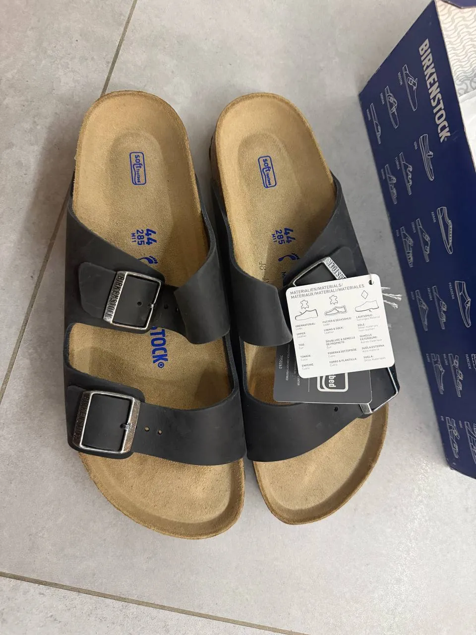 Кожаная обувь Birkenstock, новая, размер 44 3