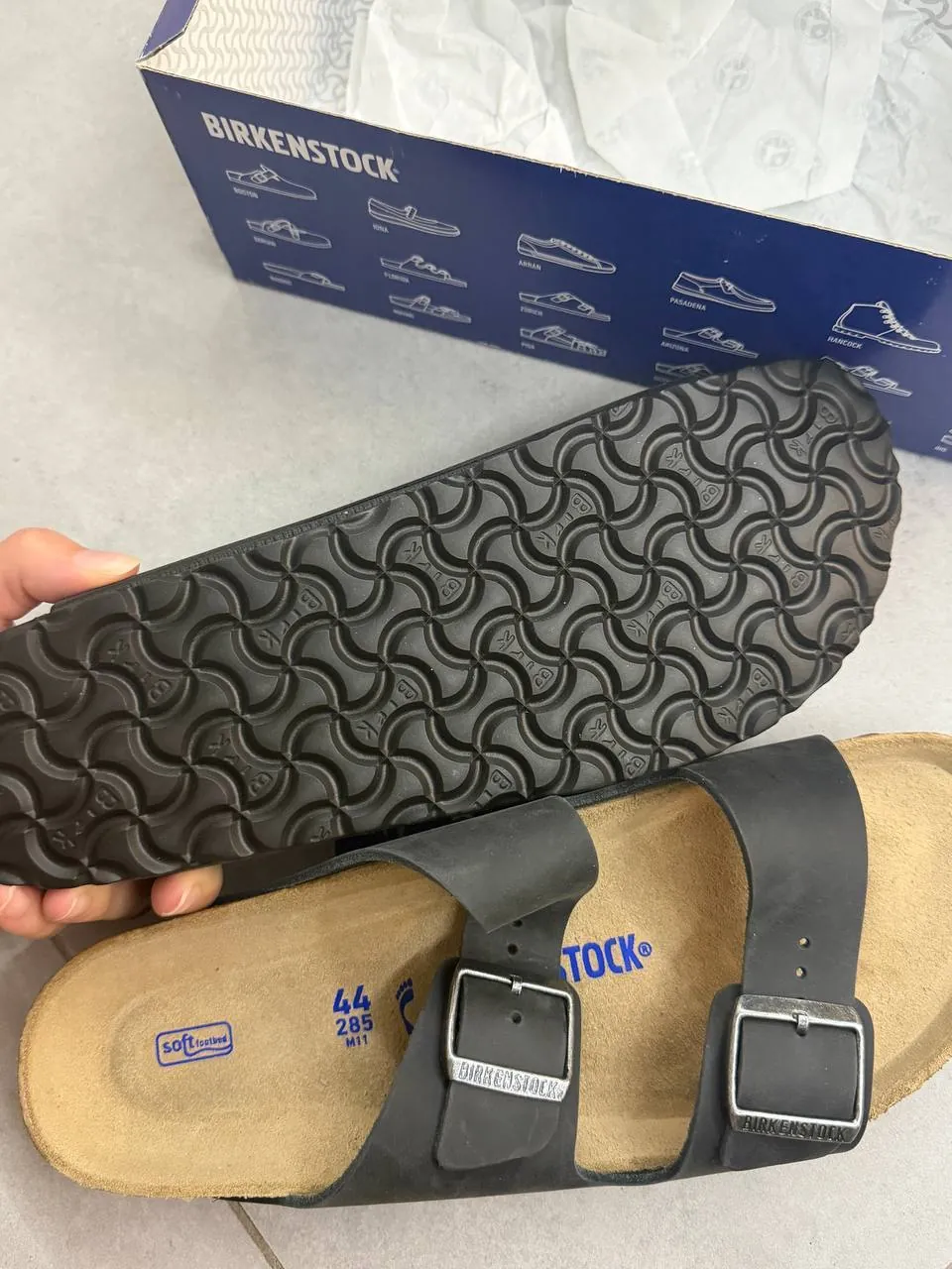 Кожаная обувь Birkenstock, новая, размер 44 2