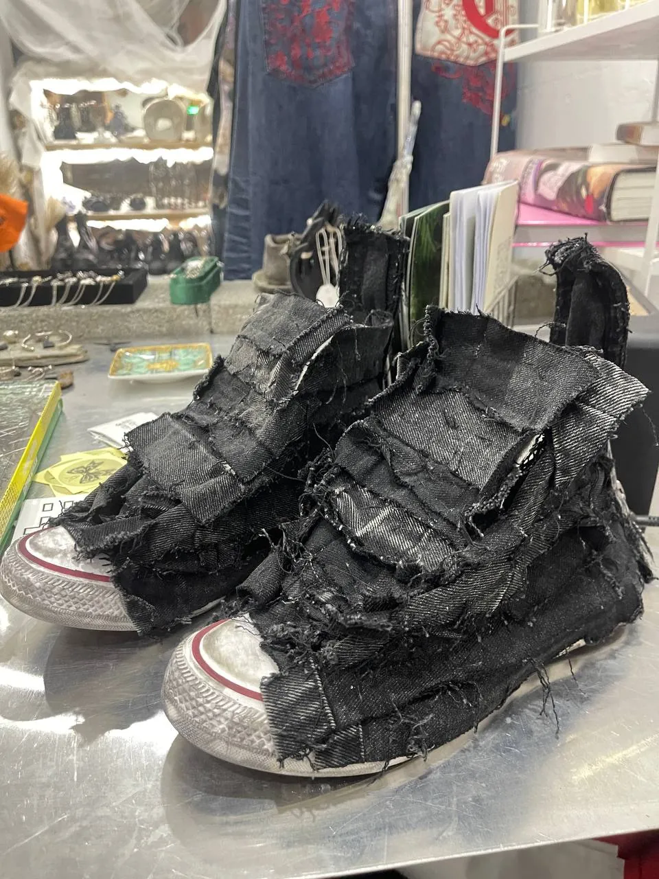Кроссовки Converse кастом деним размер 40 1