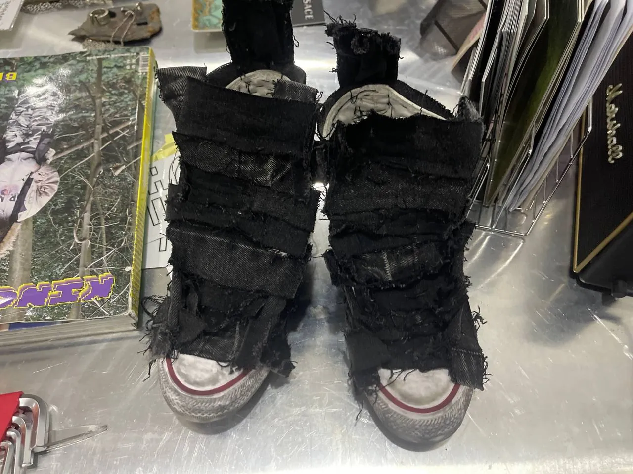 Кроссовки Converse кастом деним размер 40 4