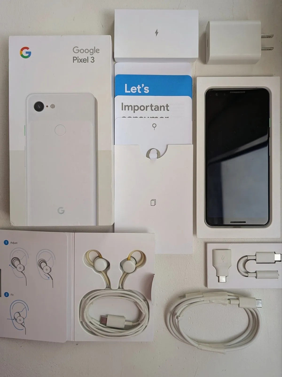 Смартфон Google Pixel 3 Clearly White 7