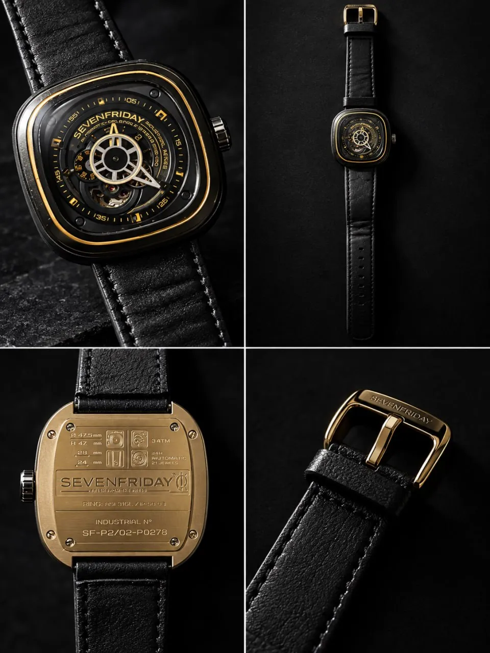 Часы SEVENFRIDAY P3/01 Industrial Engines 1