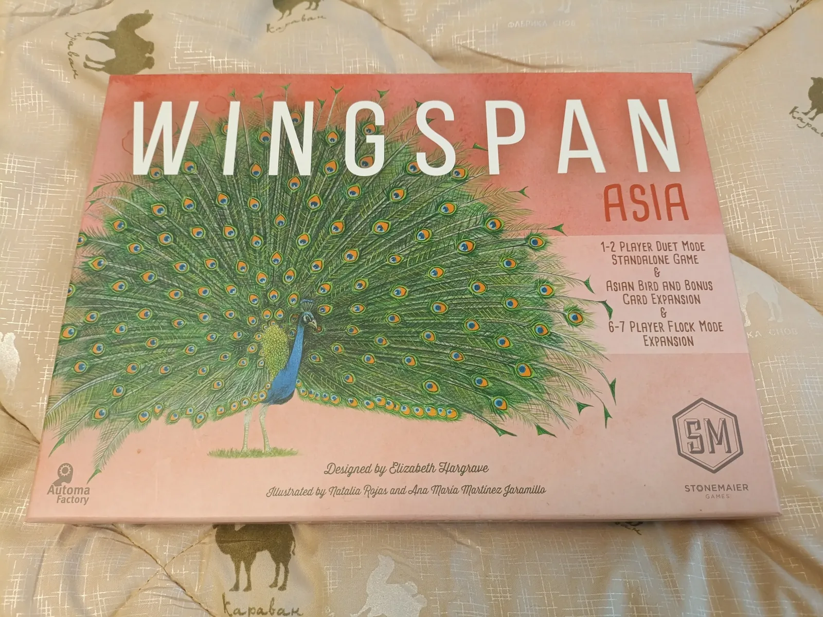 Настольная игра Wingspan Asia на английском 1