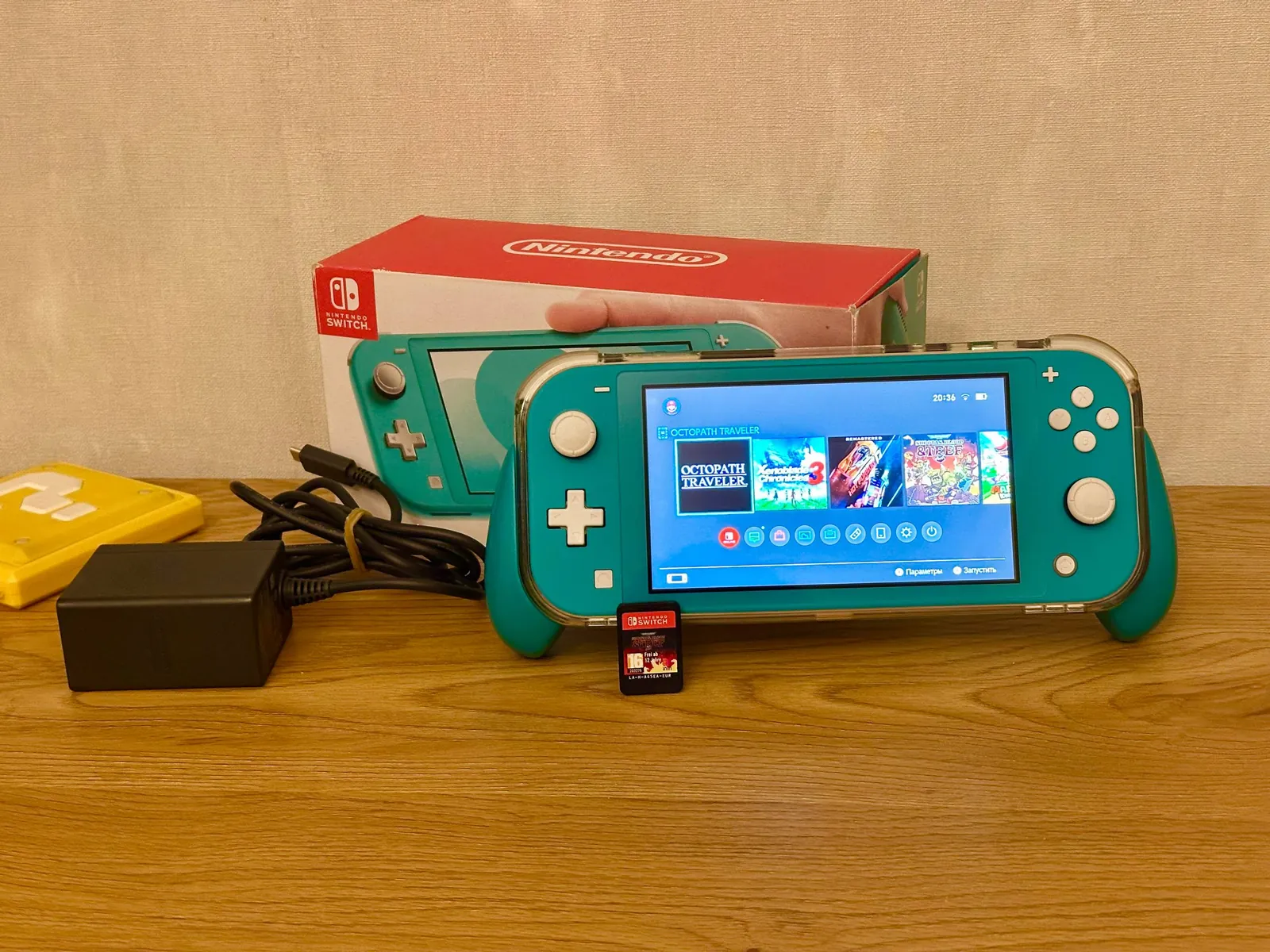 Nintendo Switch Lite с чехлом и стеклом в Ваке 1
