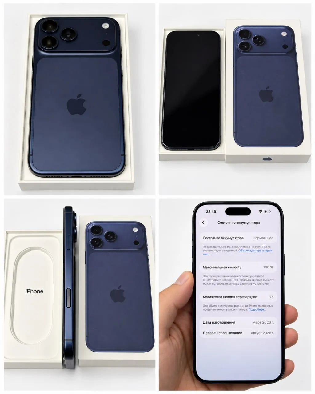 IPhone 17 Pro Max 256GB синий 1