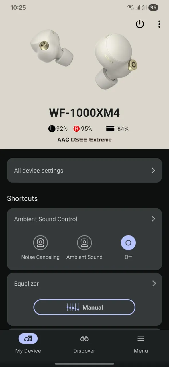 Наушники Sony WF-1000XM4 3
