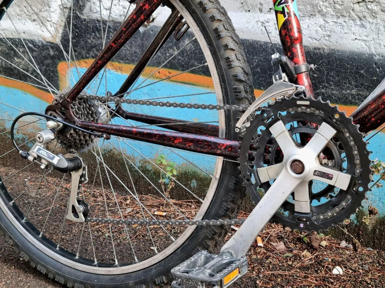 Велосипед 26 дюймов с трансмиссией Shimano Altus 4