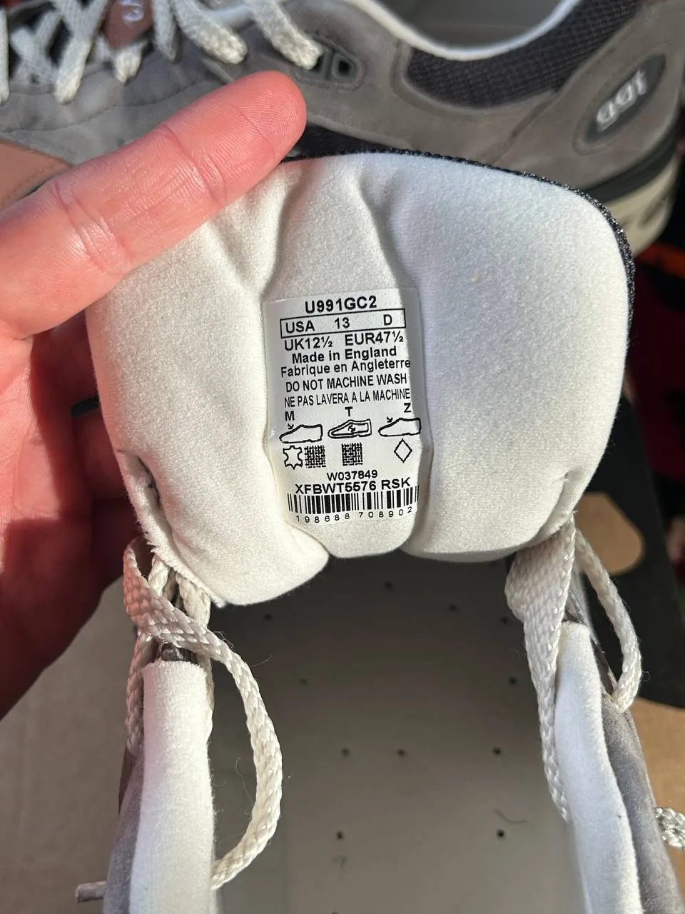 Кроссовки New Balance 991 размер 47 3