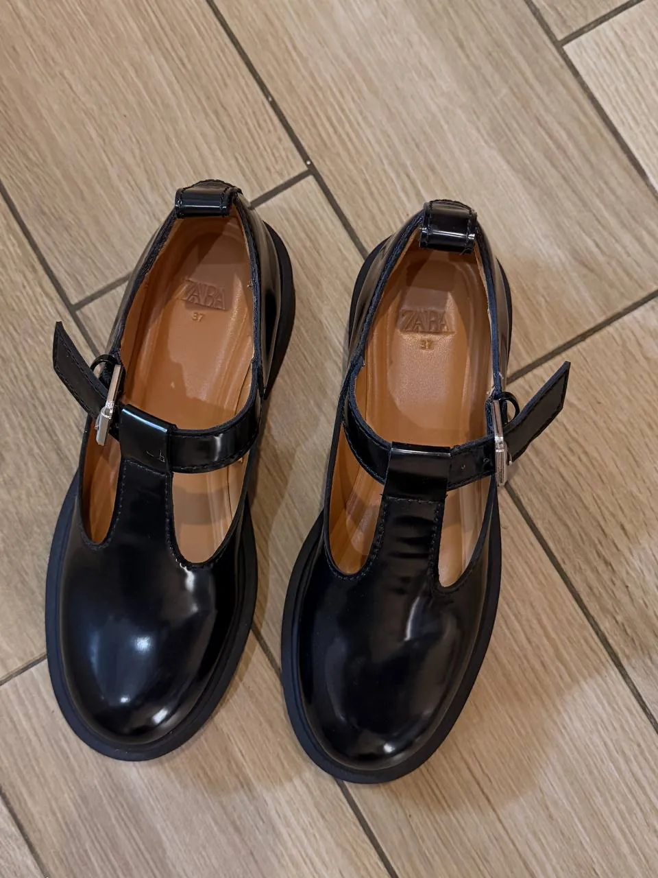 Туфли-балетки ZARA Mary Jane размер 37 2
