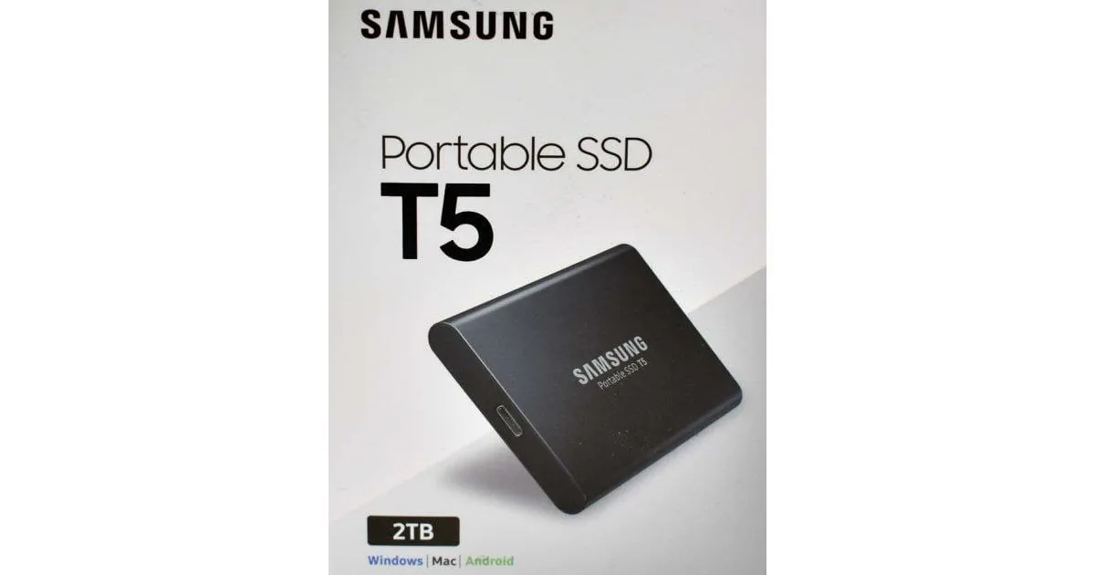 Внешний SSD Samsung Portable T5 2TB 1