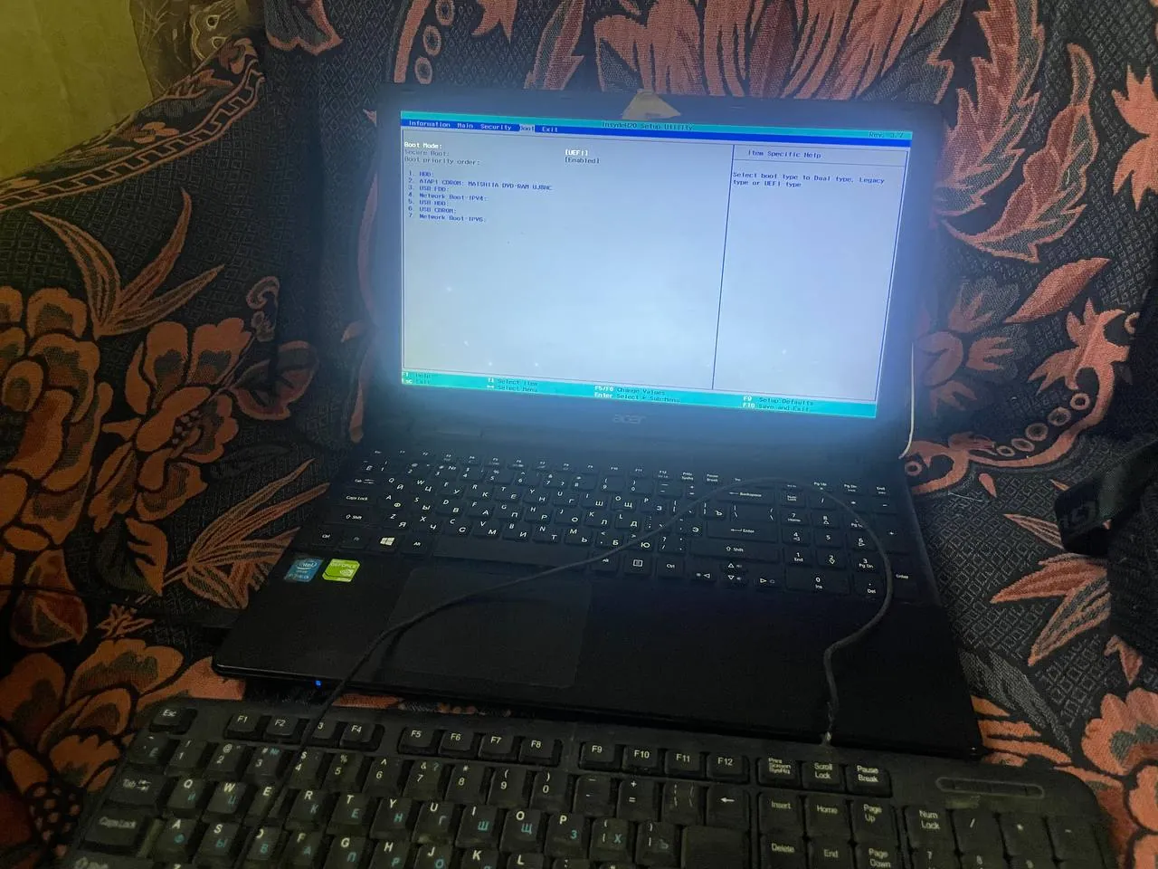 Ноутбук Acer Extensa EX2510G, требует ремонта 7