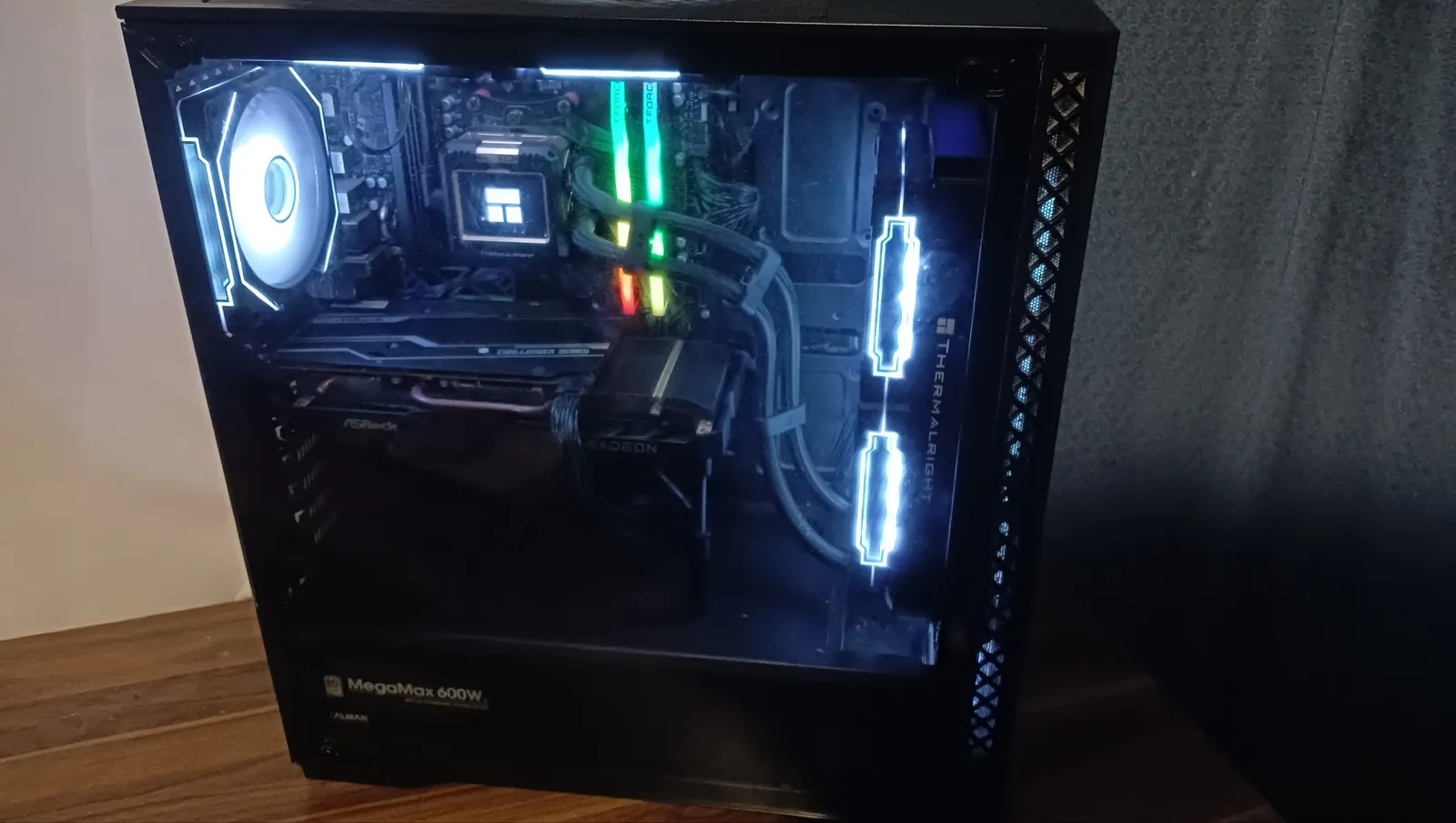 Игровой ПК на Ryzen 5 7600 и RX 7600 4