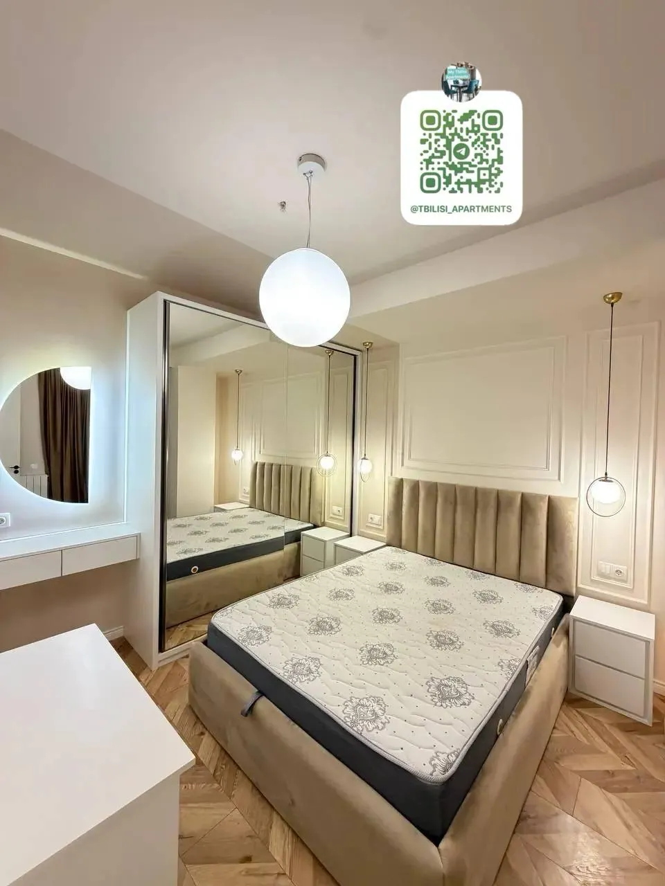 Квартира 60 м² с 1 спальней в Сабуртало 4