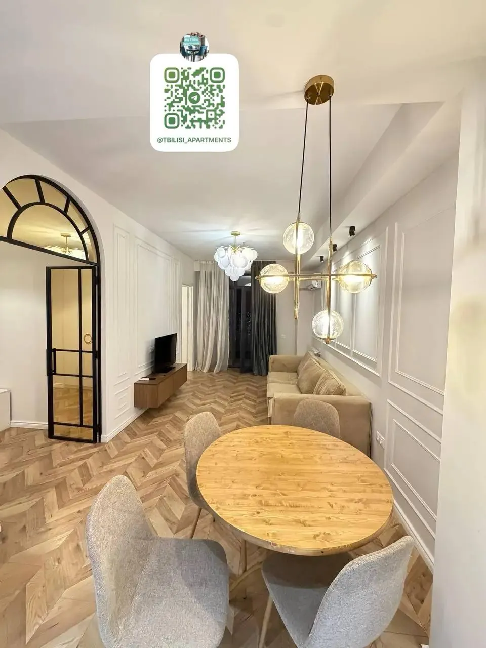 Квартира 60 м² с 1 спальней в Сабуртало 2