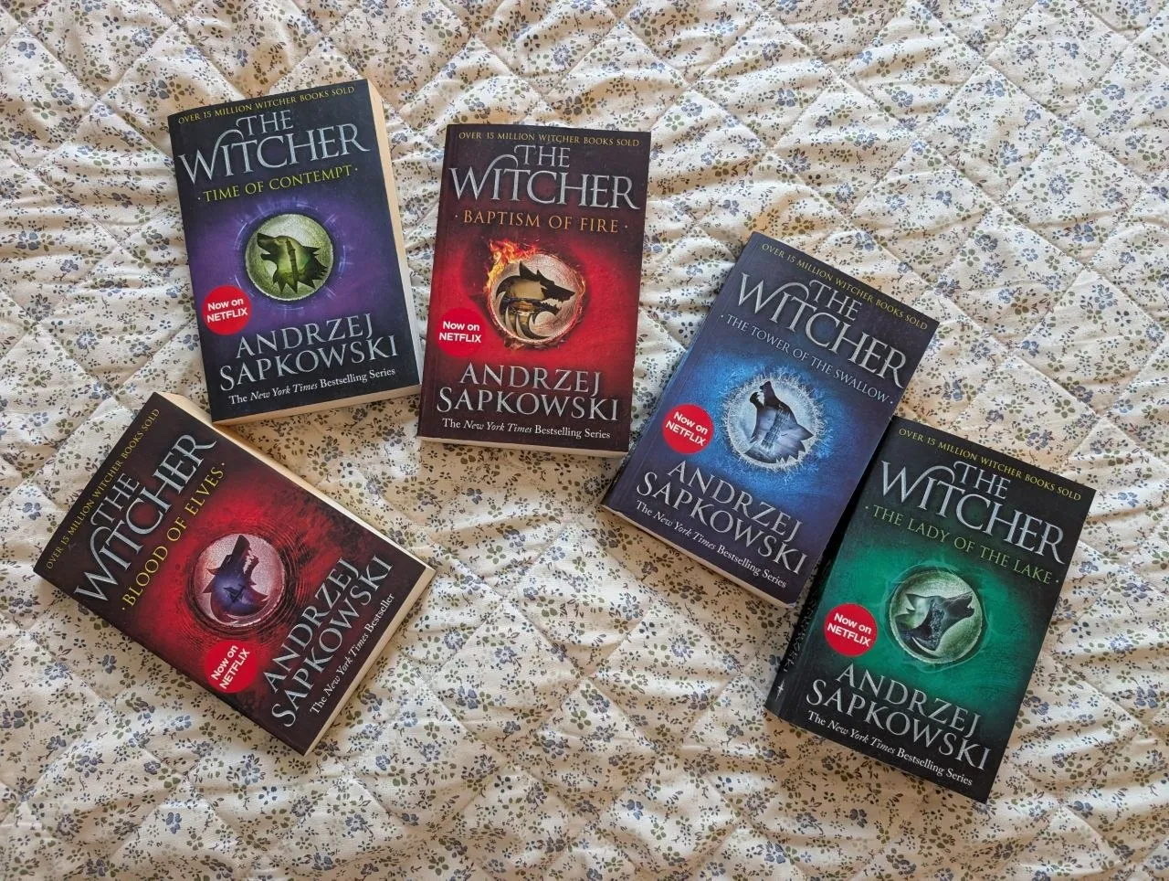 Сет из 5 книг The Witcher на английском 1