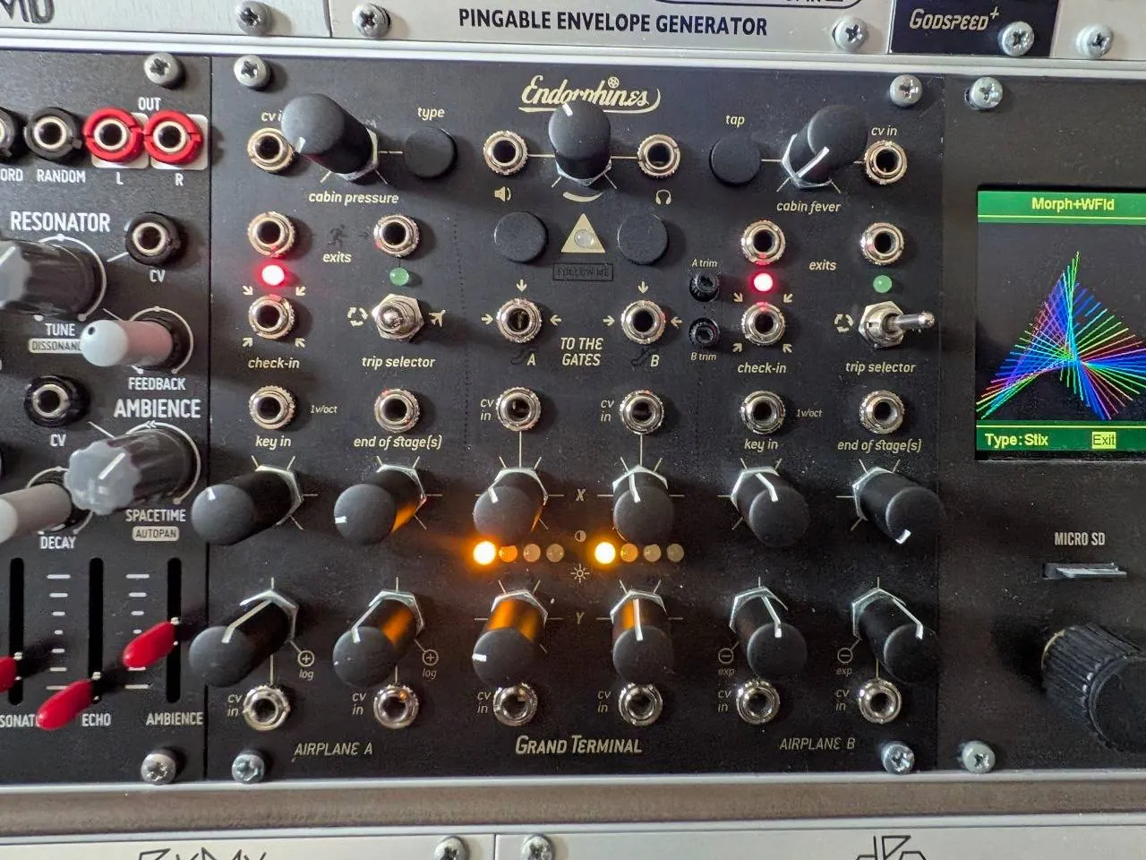 Eurorack модули Befaco и Endorphins 1