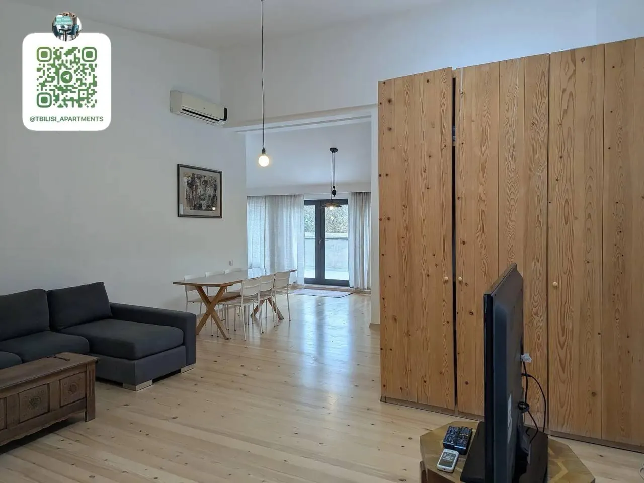 Квартира 130 м² с 2 спальнями в Мтацминда 3