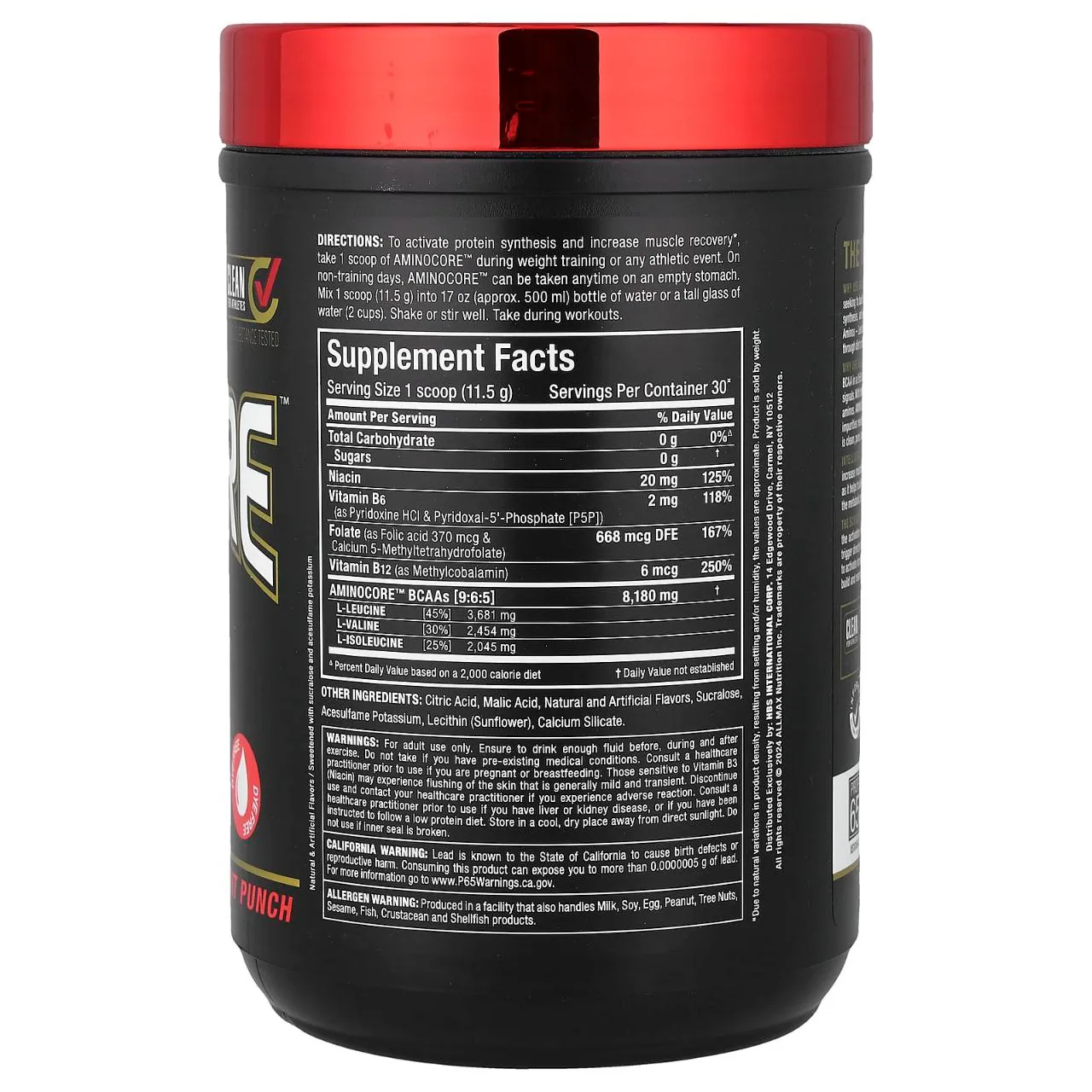 Аминокислоты BCAA Aminocore 2