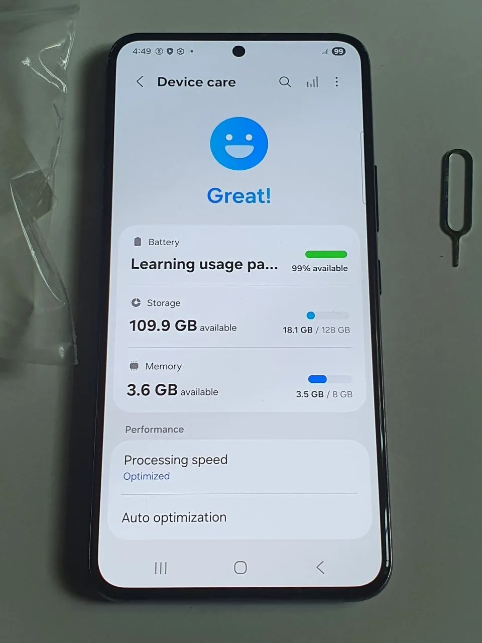 Смартфон Samsung Galaxy S22 5G 128 ГБ 1