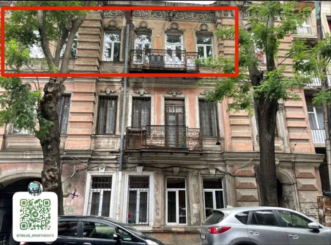 Квартира 70 м² с 1 спальней в Чугурети 10