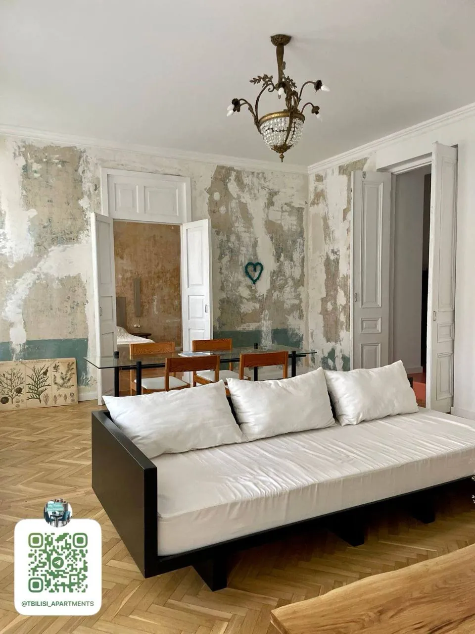 Квартира 70 м² с 1 спальней в Чугурети 1