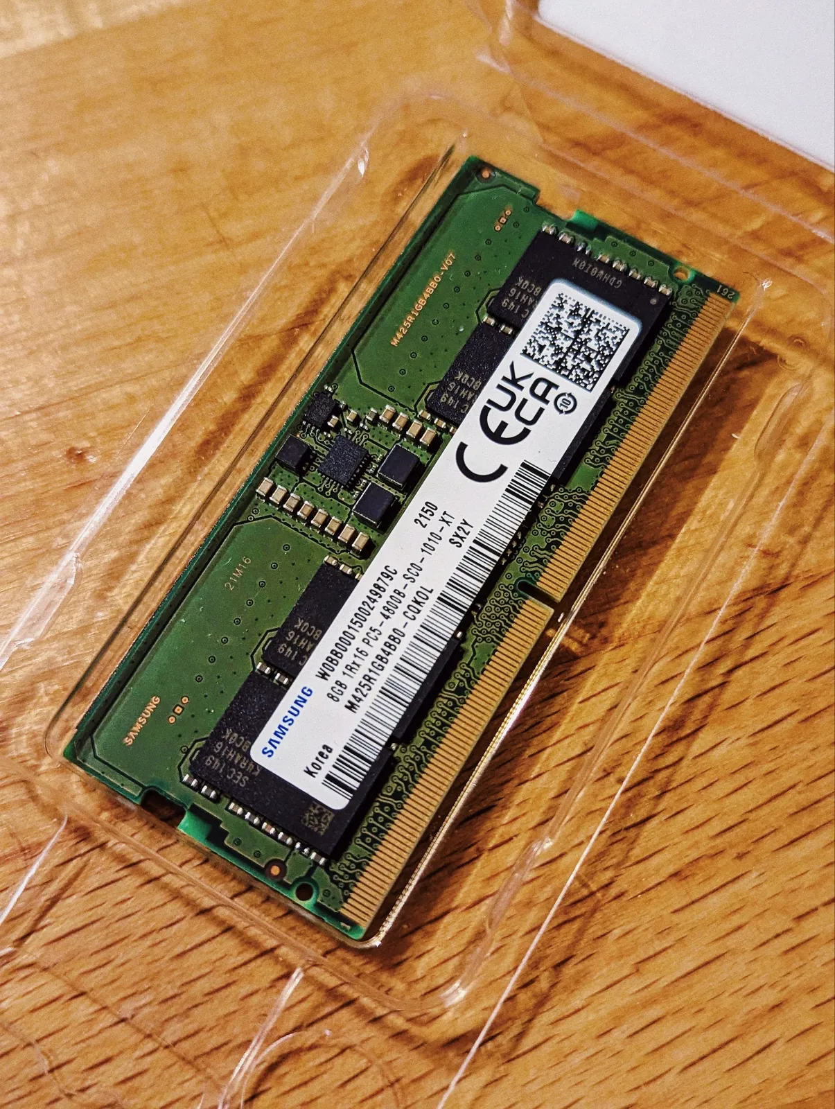 Оперативная память Samsung DDR5 8GB для ноутбука 1